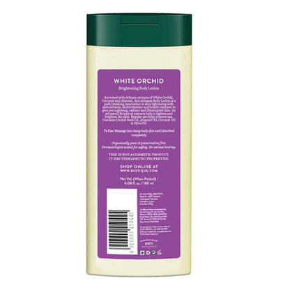 Biotique White Orchid Brightening Body Lotion For Extra Brightening & Radiance 180 ML