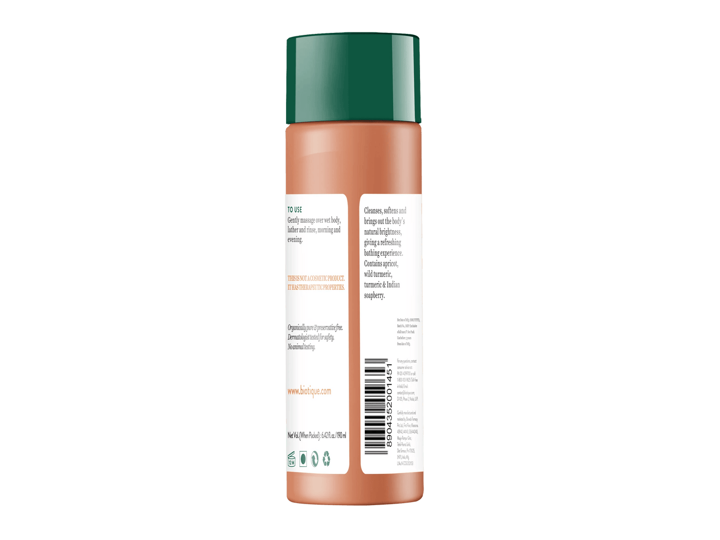 Biotique Apricot Refreshing Body Wash 190 ML