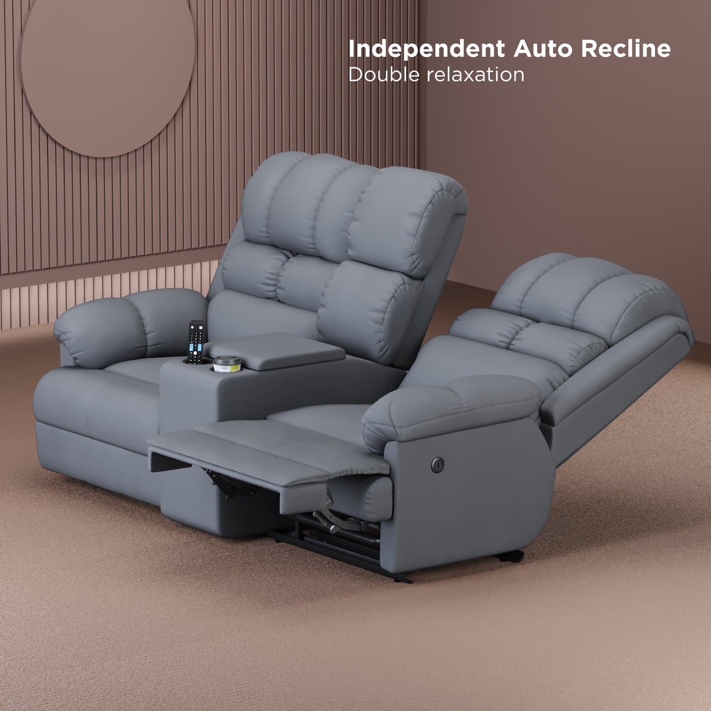 Luxe Motorised Recliner Sofa (2-seater)