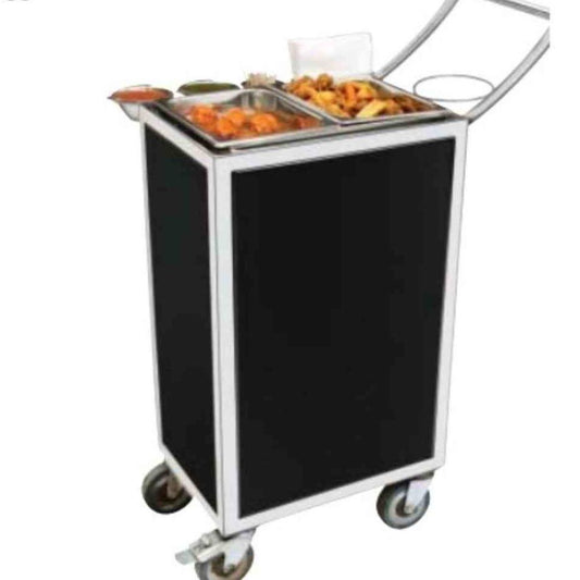 Laufeen Dish & Trolley - Black Titanium Bite To Eat Trolley