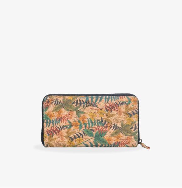 Cork Bags & Purses - Clutch Leaf Print