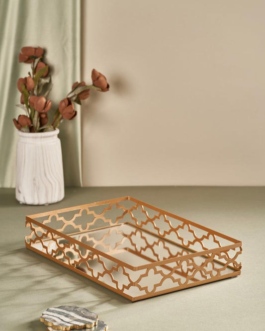 IMPERIAL Rose Gold SQUARE BREAD BASKET