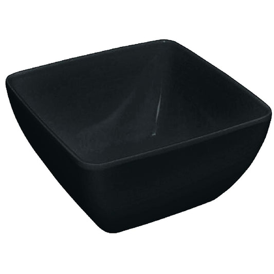 Square Soup Bowl Black