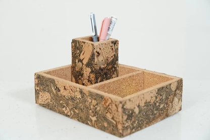 CORK DESKTOP ACCESSORIES-Desktop Organizer 16