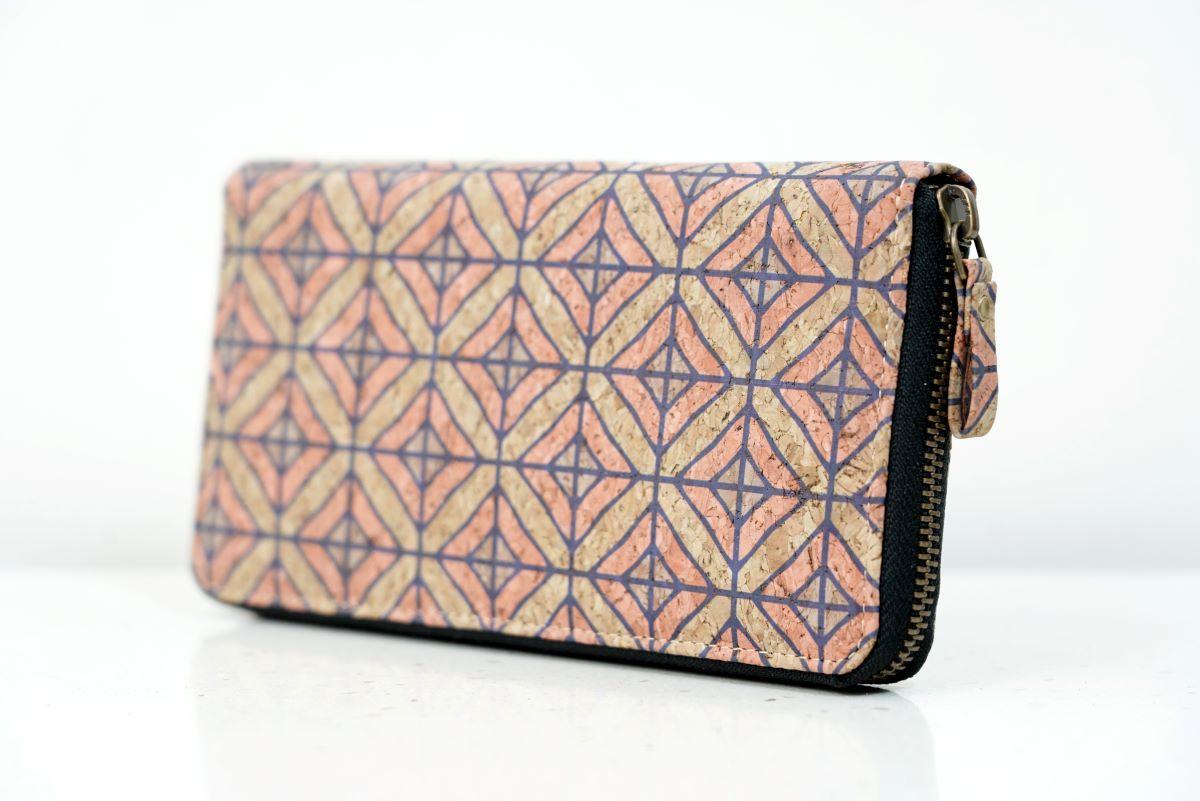 Cork Bags & Purses - Clutch Diagonal Print