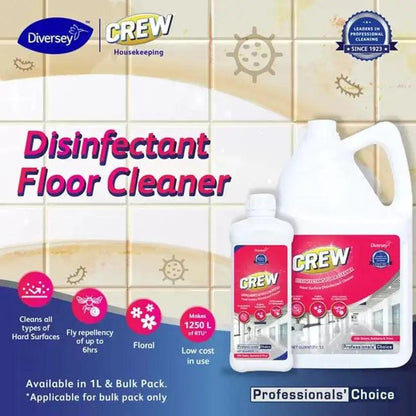 Crew Disinfectant Floor Cleaner (Floral), 5L