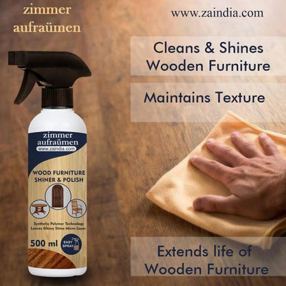 Zimmer Aufraumen Furniture Shiner Polish & Wood Maintainer Spray (500 ml)