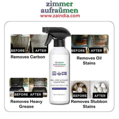 Zimmer Aufraumen Grill & Chimney Cleaner Degreaser Spray – 500 ml