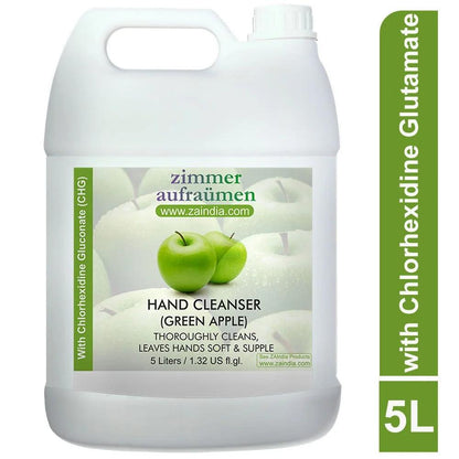 Zimmer Aufraumen Hand Wash With CHG Disinfectant Pack (5L) (Green Apple)