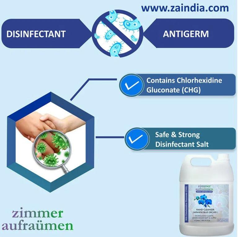 Zimmer Aufraumen Hand Wash With CHG Disinfectant Pack (5L) (Japanese Blue Orchid)