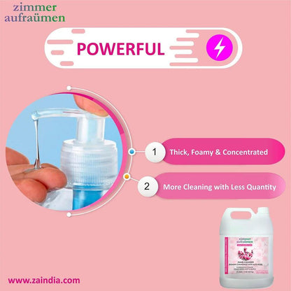 Zimmer Aufraumen Hand Wash With CHG Disinfectant Pack (5L) (Roman Chamomile & Alps Rose)