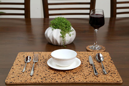 cork tablemats - abstract tablemats