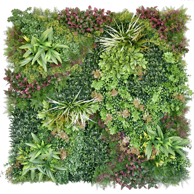 Artificial Wall Garden - Crimson Blossom