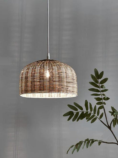 Bamboo Hanging lamp for Living Room | Rattan Pendant light | Cane ceiling light - Akanksh