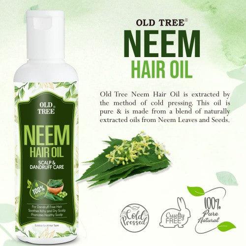 Old Tree Neem Hair Oil 100% Natural,200ml