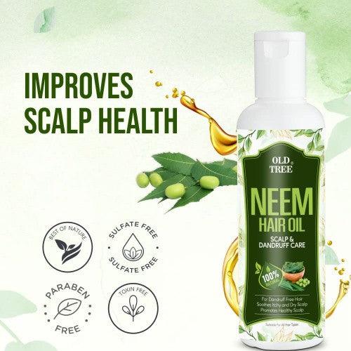 Old Tree Neem Hair Oil 100% Natural,200ml