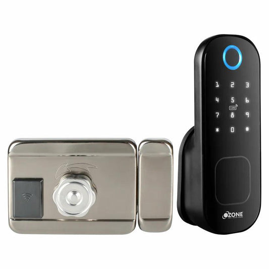 Ozone Cleo Life Std Smart Lock with 5-way Unlock for Internal Doors | Free Installation | Door Thickness: 20-65 mm Wooden & Metal Smart Locks