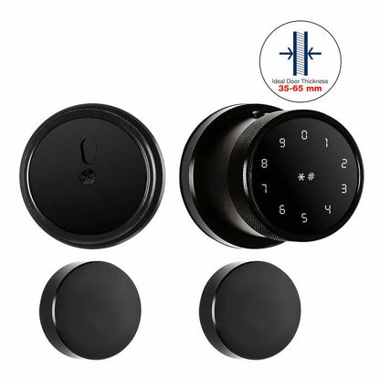 Ozone Oracle Smart Lock with 5-way Unlock for Internal Doors | Free Installation | Door Thickness: 35-65 mm Wooden Smart Locks