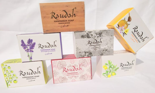 Raudah handmade Soaps In Box Packing