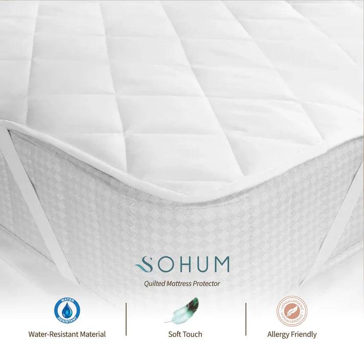 Sohum Mattress Protector Waterproof White