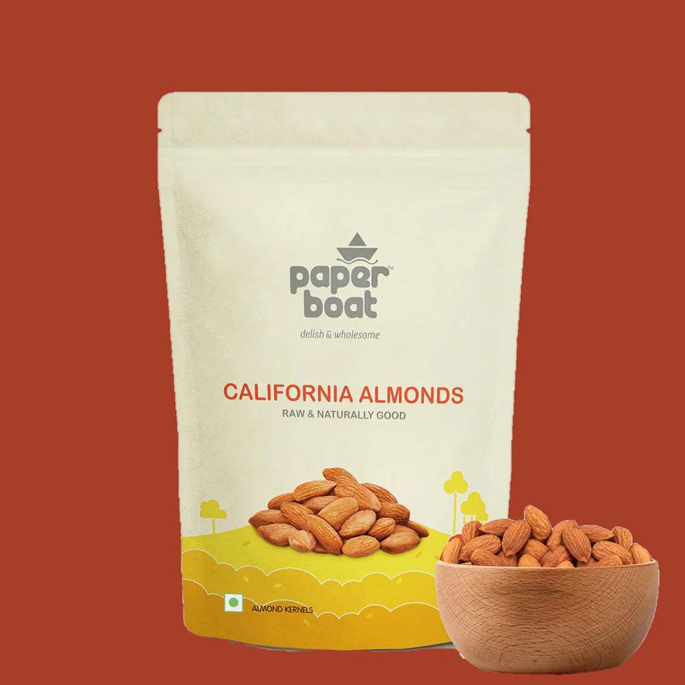 Paperboat Raw California Almond (1Kg Pouch)