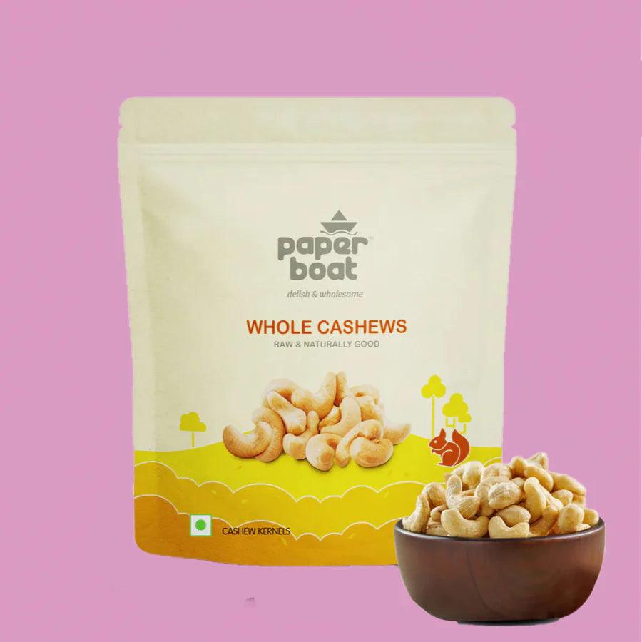 Paperboat Raw Whole Cashew (500gm)