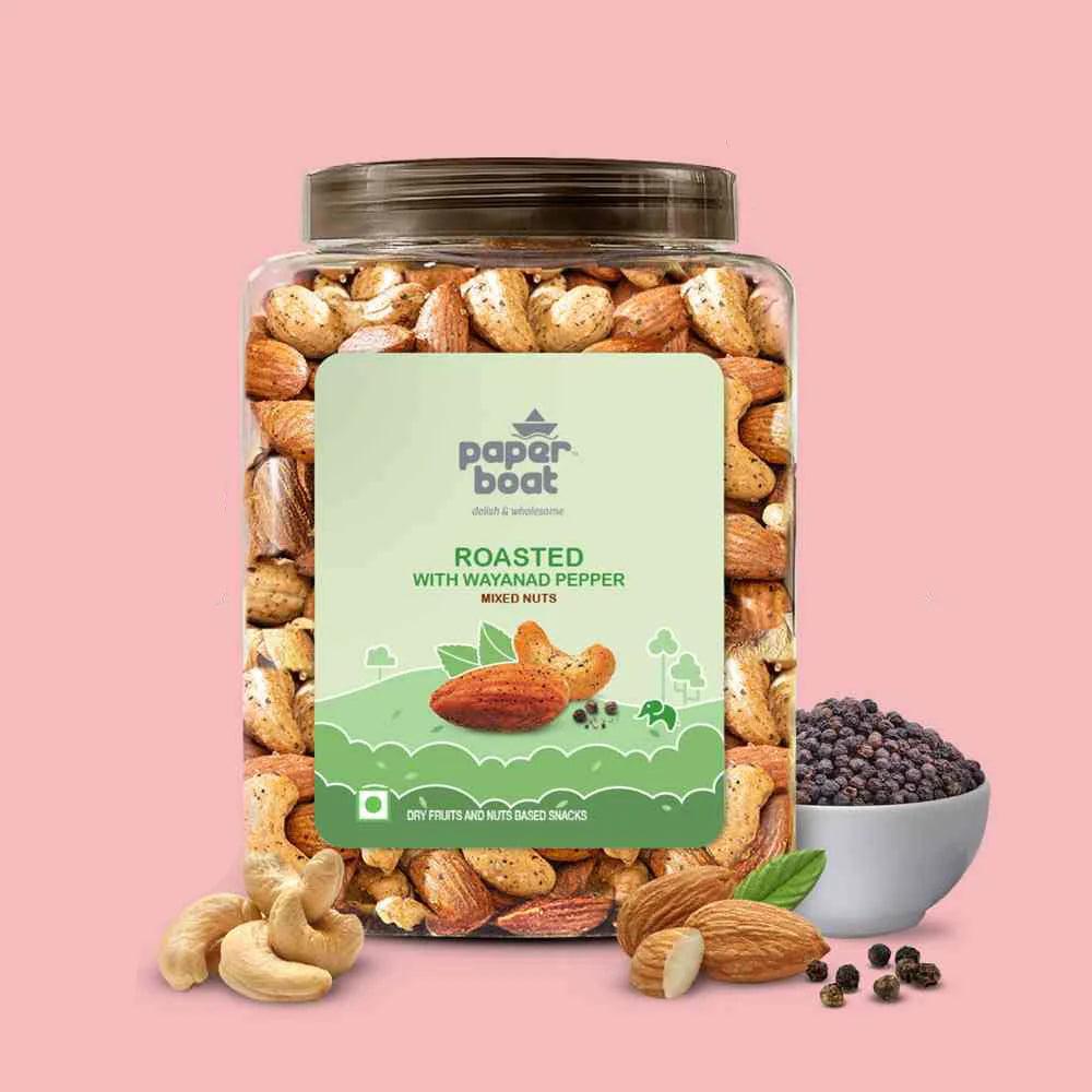 Paperboat Roasted Nuts with Wayanad Pepper (1kg Jar)