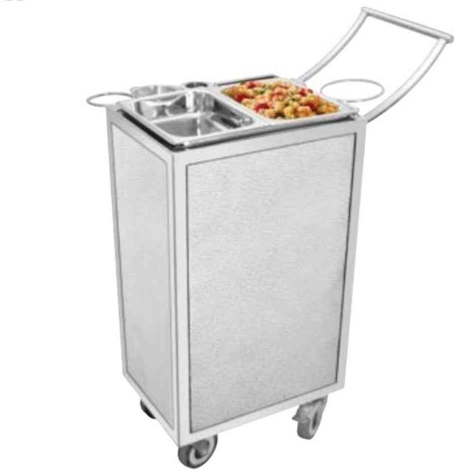 Laufeen Dish & Trolley - SS Bite To Eat Trolley