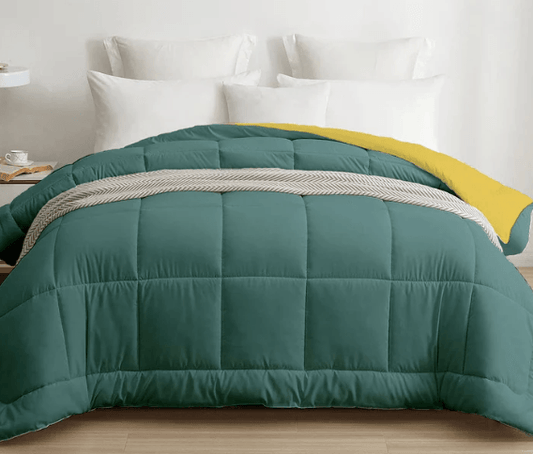 Soft Comfort Comforter, 200 GSM, 100 % Micro Polyester, Tipsy Torquoise