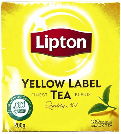 Lipton Label Rich, Natural Taste Yellow Tea, 100 Tea Bags, 200 Grams