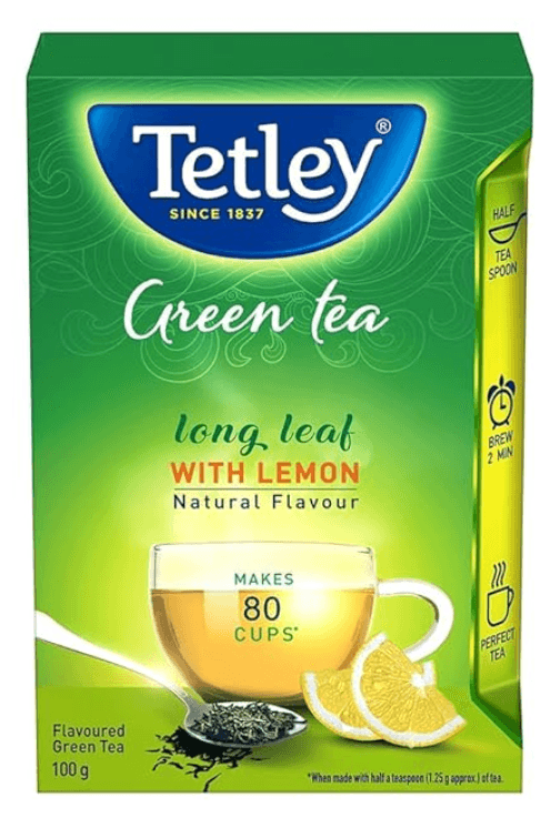 Tetley Green Tea Immune With Added Vitamin C, Classic Green Tea, Makes 400 Cups, Long Leaf Tea, 5x Antioxidants As An Apple, 500g