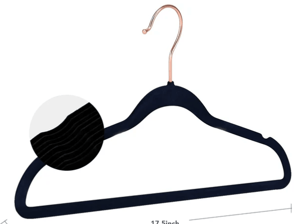 Velvet Hanger | Ultra Thin Space Saving Premium Velvet Hangers Pack Of 24