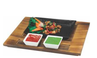 Snack Serving-Sizzler Plate