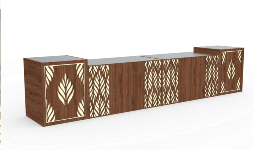 Palm Wooden Counter