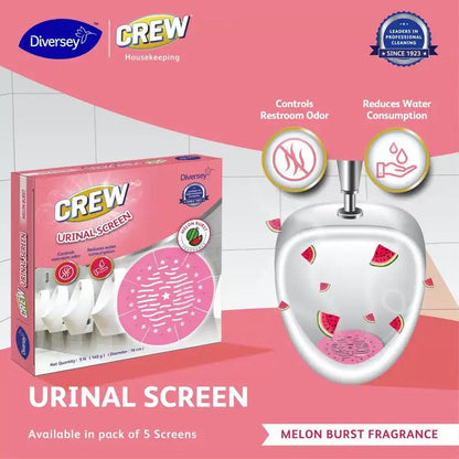 Crew Urinal Screen (Melon Burst) 5 Nos