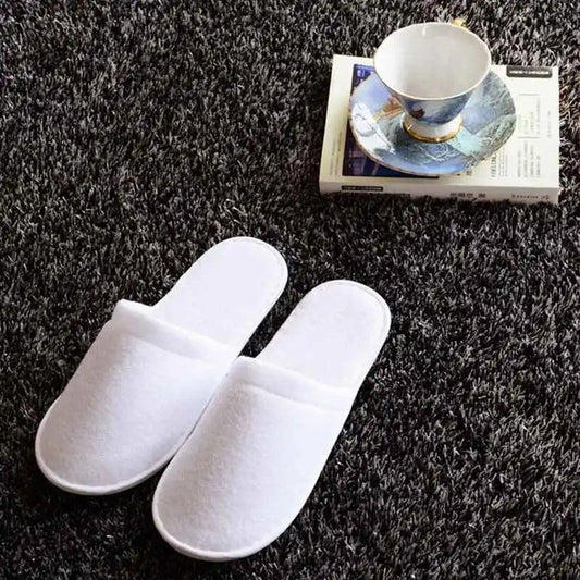 Medilife Comfort Disposable Slippers(Free Size) (White)