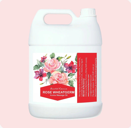 Body Massage Oil For Spa (Rose Wheatgerm)- 5L