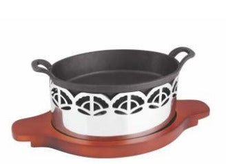 Snack Serving-Sizzler Warmer Set