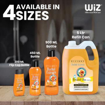 Sillkky Shikakai and Apricot Shampoo 5 Litre Refill Can