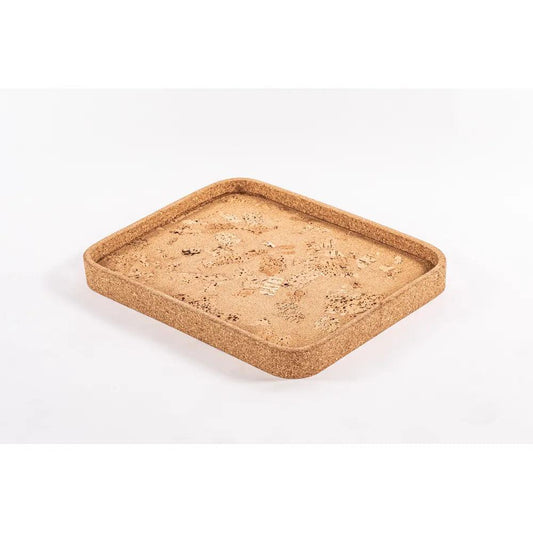 Square Natural Textured Tray