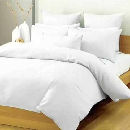 LORDS PREMIUM BED LINEN - COTTON TC 20s COUNT BEST VALUE - DOUBLE BED SHEET - (100"X112")