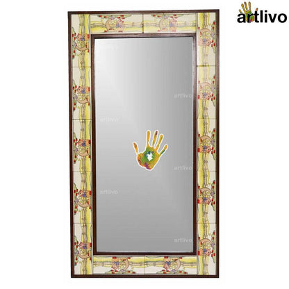 Artlivo 40″ Decorative Kids Room Hanging Tile Mirror Frame