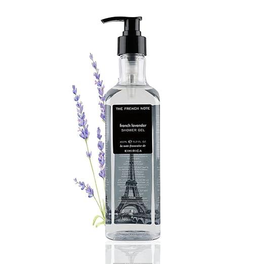 Kimirica The French Note French enrich Lavender Summer Body wash 100% Vegan, Soap Free & Paraben Free | Shower Gel For all skin type | For Men & Women | (French lavender, 450ml)