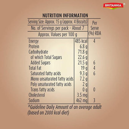 Britannia Biscafe - Super Thin Coffee Cracker | 100 gm