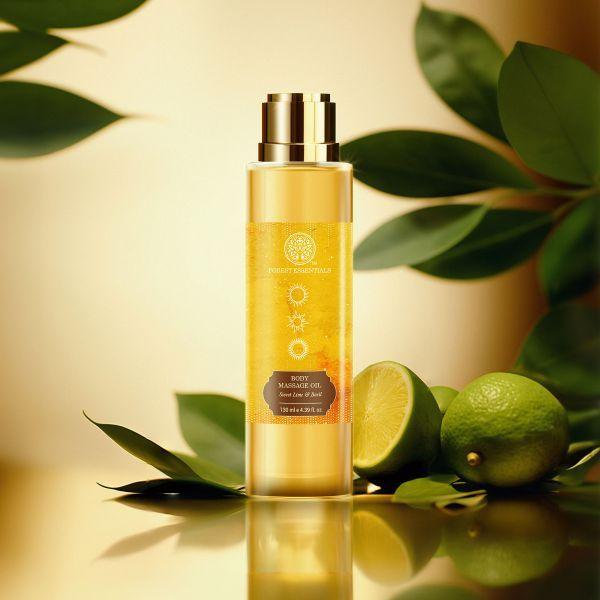 Forest Essentials - Body Massage Oil Sweet Lime & Basil