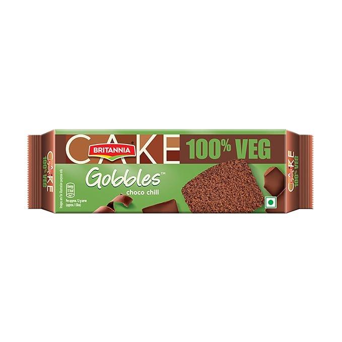 Britannia Gobbles 100% Veg Bar Cake Chocolate, 60 g