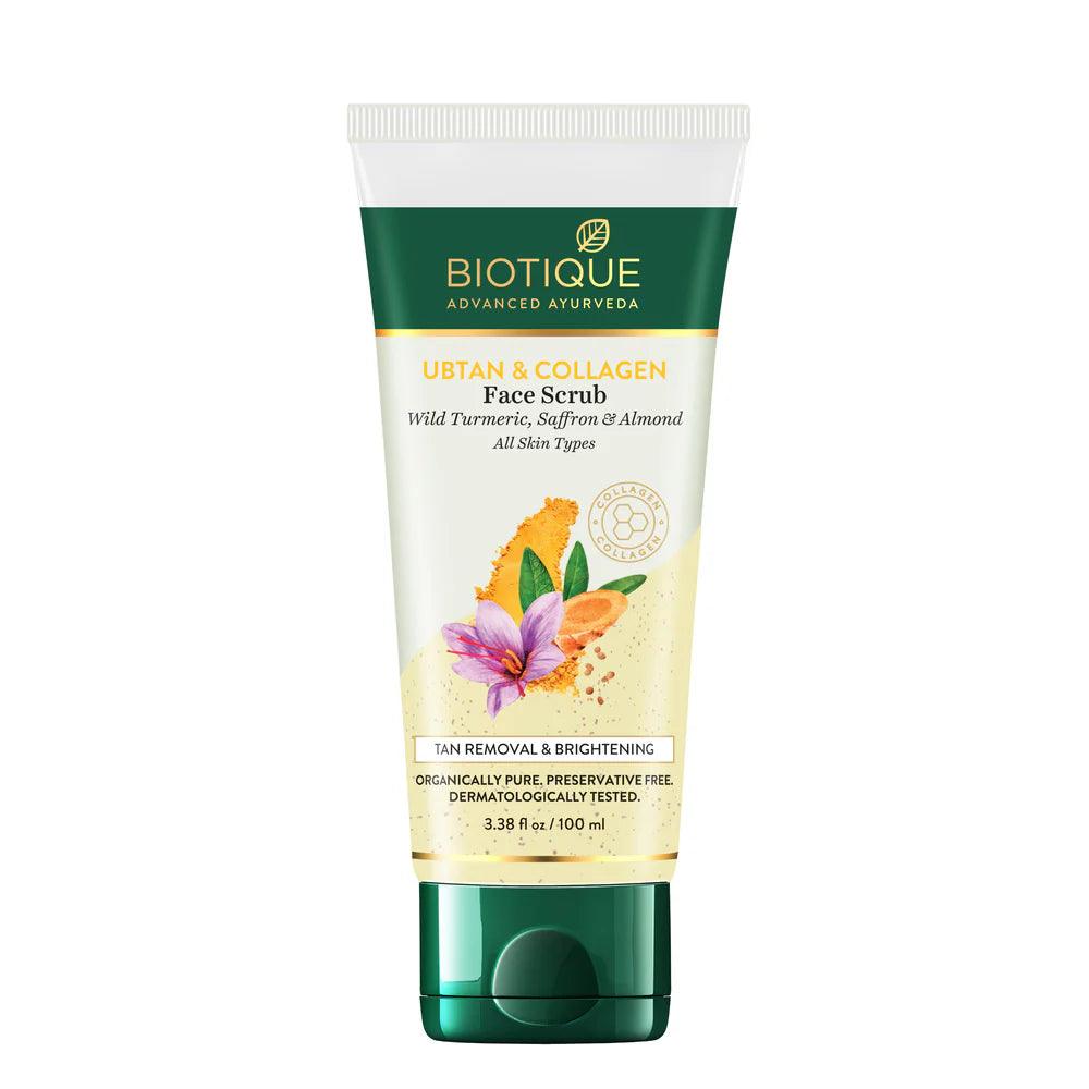 Biotique Ubtan & Collagen Face Scrub  100g