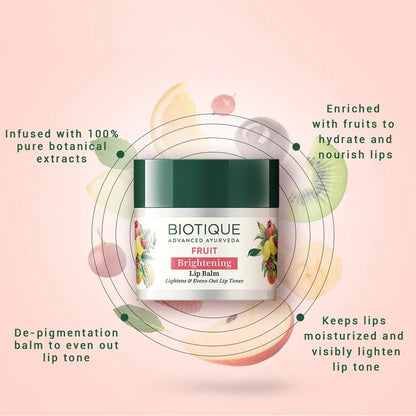 Biotique Fruit Brightening Lip Balm 12g