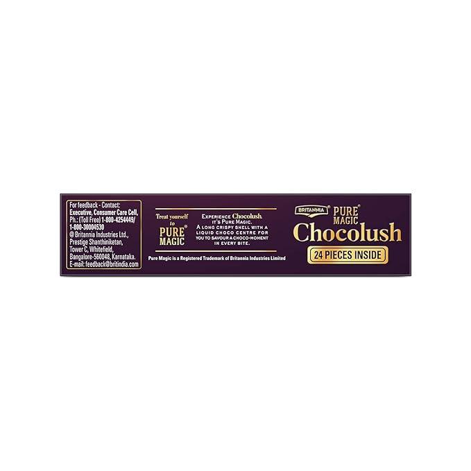 Britannia Pure Magic Chocolush - Delicious Choco Filled Cookie | 300 gm