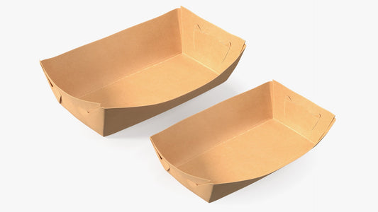 Paper Plate & Ripple Containers - Boat tray - ( PBTK03/PBT03 )